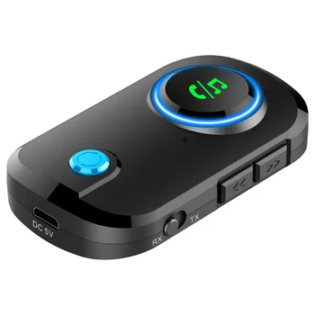 T3 Нов Bluetooth приемник предавател автомобилен Bluetooth предавател две в едно Bluetooth адаптер