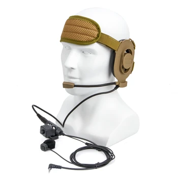 U94 ПР и пальчиковый микрофон ПР с ухо за радиогарнитуры Brown HD01 Tactical Bowman Elite II за MOTOROLA T80