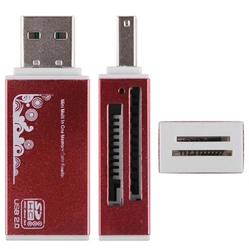 USB 2.0 All in 1 Multi устройство за четене на карти памет за Micro SD SDHC TF M2 MMC, MS, MS Pro