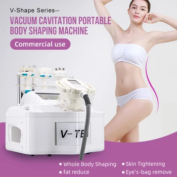 V10 Преносима многофункционална машина за отслабване Vela Body Shape, кавитационная машина за премахване на целулит, вакуумно-роликовая машина за грижа за очите