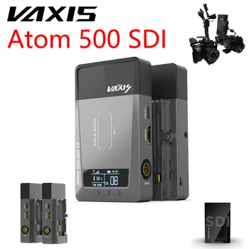 Vaxis ATOM 500 SDI 500ft Безжична Система за предаване на 1080P i60 HD SDI-HDMI Видео Изображение 0,08 S Предавател Приемник