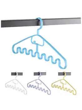 Waves Многопортовые осовите закачалки за сушене на дрехи Мултифункционална пластмасова закачалка за сушене на дрехи на закачалки за съхранение
