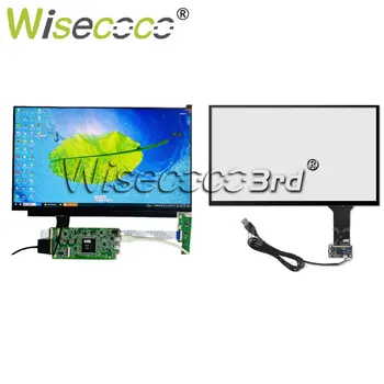 Wisecoco 15.6-Инчов 4K LCD дисплей Тъчпад EDP 30 Контакти Екран 60 Hz Такса контролер UHD 3840x2160 преносим компютър Raspberry Pi Дисплей