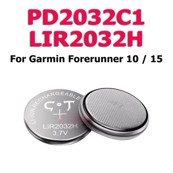 XDOU висок Клас Батерия PD2032C1/LIR2032H за Garmin Forerunner 10/Forerunner 15 + Безплатни Инструменти