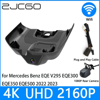 ZJCGO Dash Cam 4K UHD 2160P Автомобилен Видеорекордер DVR за Нощно Виждане За Mercedes Benz EQE V295 EQE300 EQE350 EQE500 2022 2023