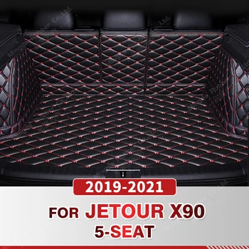 Автоматично Подложка За багажника С пълно покритие За Jetour X90 5-Местен 2019-2021 20 Automobile Калъф За ски Багажник, Тампон За Карго Подложка, Аксесоари За Защита на Интериора