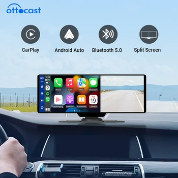 Автомобили смарт-екран Apple CarPlay Android Auto Преносим 10 