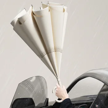 Автомобилна преносим поставка за чадър, уличен женски водоустойчив щит, голям чадър, красиви ветроупорен предмети от бита Paraguas Mujer