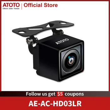 Автомобилна Резервната камера за задно виждане ATOTO 720P Широка 180 ° За модели ATOTO S8 Виртуална Парковочная камера за Нощно виждане с обширната панорама.