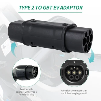 Адаптер за зарядно устройство EVSE GBT Type2 конектор GB/T IEC62196 Адаптер за зарядно устройство за VW ID 4