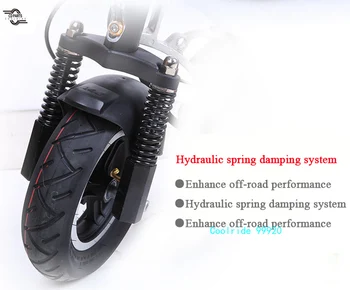Аксесоари за монтаж на предния вилици скутер Coolride Хидравлични електрически изкачване на предното колело, комплект пружини от сплав за скутер специален размер