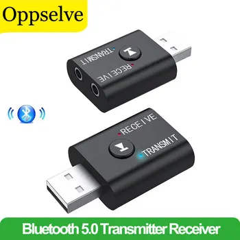 Безжична BT5.0 Bluetooth Аудио Приемник И Предавател Адаптер Двойна Функция Bluetooth5.0 USB, 3.5 мм За слушалки Слушалки на Лаптоп