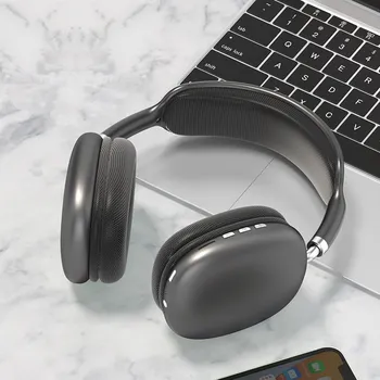 Безжични Bluetooth слушалки P9 с микрофон, шумоподавляющие слушалки, стерео слушалки, спортни игри слушалки, поддържа TF