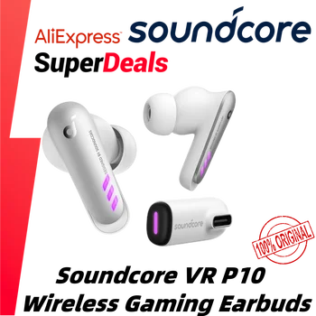 Безжични Слушалки Слот Soundcore VR P10 с Ниска Латентност 30 милисекунди Двойно Свързване на Bluetooth Аксесоари за адаптер Meta Oculus Quest 2
