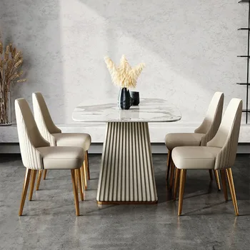Безплатна доставка на Трапезни столове за апартамент Transats Златни крака Relax Ресторант столове Луксозна търговия на Едро штабелируемая мебели Cadeira
