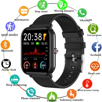 В9 Pro 5ATM Смарт Часовник за Гмуркане, Наблюдение на Температурата на Тялото, Управление на Музика, Спортни Водоустойчив Смарт Часовници за Мъже И Жени, Смартфон 2023