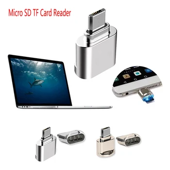 Висококачествен адаптер за четене на карти памет Micro usb 2.0 otg phone mini card reader Алуминиев cardreader за вашия лаптоп micro SD/TF карта microsd