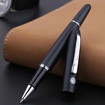 Висококачествена метална химикалка писалка Pimio 932, матово черна дръжка-roller, канцеларски материали, новост