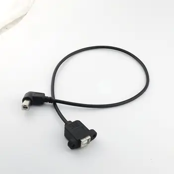 включете USB 2.0 B под прав ъгъл от 90 ° към конектора USB B, удлинительный кабел за панел, 50 см