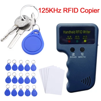 Водоустойчив ръчен RFID-восъчни 125 khz, устройство за копиране на ключове, с устройство за запис на лични карти, програмист-клонировщик, които се записват на карти за ключове, ключодържатели