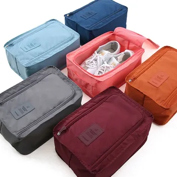 Водоустойчива чанта за обувки и облекло, удобна пътна чанта за съхранение, найлонови преносими чанти-организаторите, чанта за сортиране на обувки, богат на функции