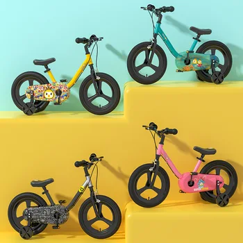 Детски велосипеди с рамка от високо стомана, вграден надуваеми колела от магнезиева сплав, градски под наем от 3-6 години, директна доставка