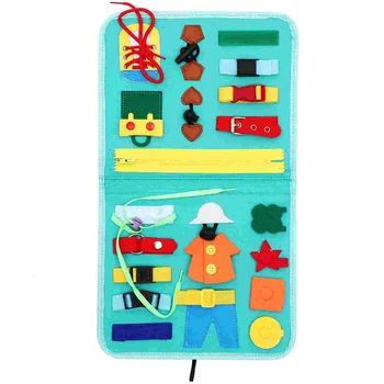 Детски образователни играчки Busy Edition, образователна дъска за деца, филцови дъска за децата от ранна предучилищна възраст