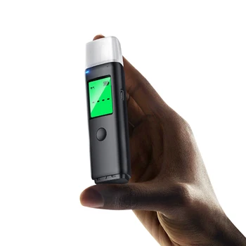 Дигитален дрегер, акумулаторна батерия LCD дисплей, професионална точност, преносим тестер за алкохол в издишания въздух за лична и професионална употреба