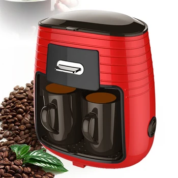 Домакински американската машина с двойна чаша капково готвене MD-235, парна машина за чай, чай котел, кафемашина мощност 450 W