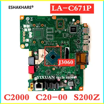 Дънна платка LA-C671P Подходящ за Lenovo S200Z C2000 AIO дънна Платка J3060/J3710 AIA30 IBSWSC V1.0 00UW333 100% тествана работи изцяло