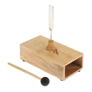 Дървена камертонная вилица Преносим комплект за настройка на ударния инструмент
