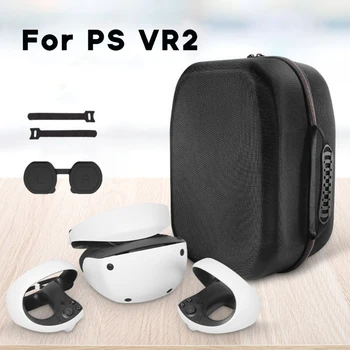 ЕВА е Твърда чанта за носене калъфи за PS VR2 чанта за слушалки Голяма пътна чанта за съхранение на външната пътна чанта за носене на защитни капаци