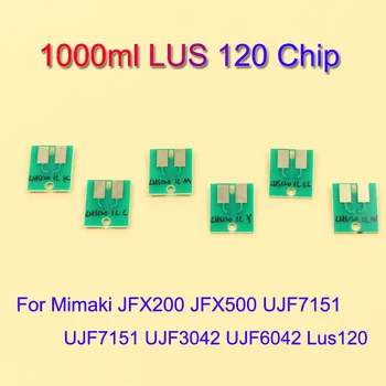 Еднократна чип Mimaki LUS 120 Чип JFX200 JFX500 UJF7151 UJF7151 UJF3042 UJF6042 Lus120 Еднократна чип за печат 1000 мл на чип за Ic