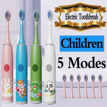 Електрическа Звукова четка за зъби, за да се грижи за устната кухина, ултразвук избелване на зъби, чиста, работа на смени, набор от умни четка за зъби за деца и възрастни