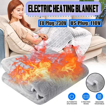 Електрическо одеало, по-дебел печка, двойна топло за тялото, моющееся одеяло с нагревател, термостат, електрически нагревательное одеало, електрическо отопление