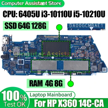 За HP X360 14C-CA дънна Платка на лаптоп DA00GCMBAE1 M02390-001 M00299-001 M26136-001 6405U i3-10110U i5-10210U дънна Платка на Лаптоп