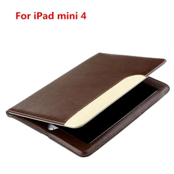 за iPad mini 4th 5th калъф 7,9 инча, луксозен калъф от изкуствена кожа, ултра тънък калъф-стойка, държач за колан за носене, бизнес
