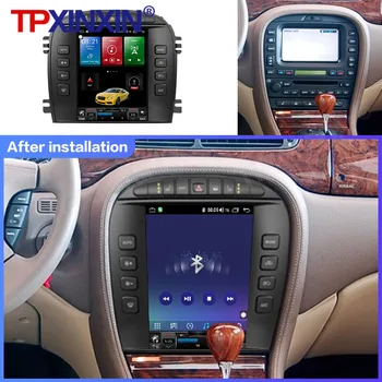 За Jaguar S-type 2004 2005 Android 12 автомобилен стереоприемник с екран Tesla Radio Player GPS Навигация главното устройство