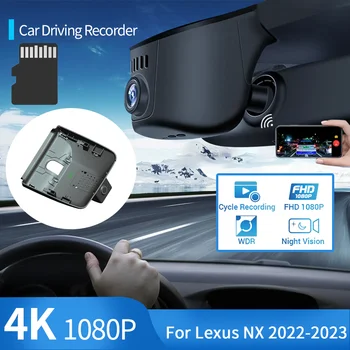 за Lexus NX 350 h AZ20 2022 2023 4 ДО 1080 P Dvr за Коли Регистратори Камера HD Нощно Виждане Wi Fi 24 H Паркинг Шофиране Запис на Видео Регистратори