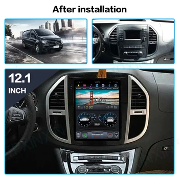 За Mercedes-Benz Vito 2016 2017 2018 2019 Android 9 Carplay Радио Плейър GPS Автомобилна Навигация Мултимедийно Главното Устройство Кола Стерео