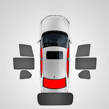За VW Golf 7 6 вариант MK7 Магнитен авто козирка мрежест тип завеса Автоматично странични прозорци козирка Слънцезащитен крем Изолация UV блок