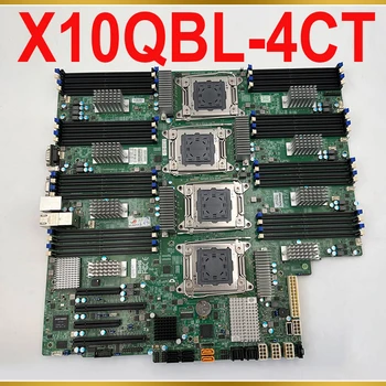 За дънната платка Supermicro Server Quad Socket R3 E7-4800 v4/v3 E7-8800 v4/v3 Пристанища 10GBase-T (LGA2011) DDR4 X10QBL-4CT