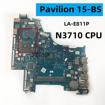 За дънната платка на лаптоп HP Pavilion 15-BS, процесор LA-E811P N3710. Графичен процесор 520 2G DDR3 928643-601 100% TESE,