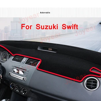 За кола на Suzuki Swift защитен панел на арматурното табло Избягвайте осветление на арматурното платформа Топлоизолационна калъф мат Аксесоари за интериора