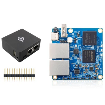 За Ориндж Пи R1 Плюс 1 GB оперативна памет Rockchip RK3328 Такса за разработка с Алуминиев Корпус Поддръжка на Gigabit Ethernet Android