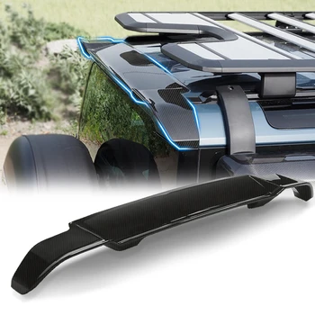 Заден спойлер на покрива от настоящия въглеродни влакна, губа на багажника, задна броня за Land Rover Defender 110 2020-2022, аксесоари за външността на автомобила