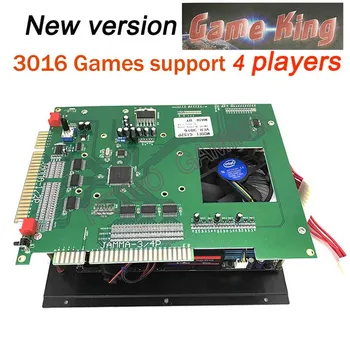 Игра King 3016 in 1 игрална дъска 2.4 G процесор 40 Г, за работа с блок захранване ATX класическа игра с висока резолюция за аркада игрален автомат