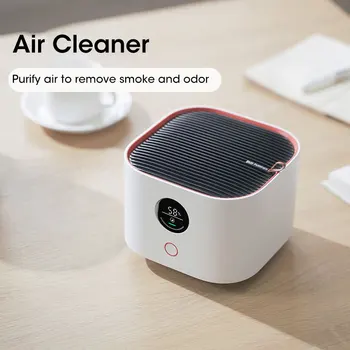 Интелигентен пречиствател на въздух с активна циркулация на въздуха на 360 °, интелигентно средство за премахване на алдехид, активен въглен за дома, премахва ФПЧ2.5 миризма на домашни любимци