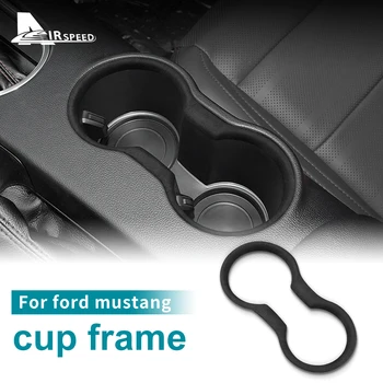 Италия Супер замшевый калъф за Ford Mustang 2015-2022 с превръщането механизъм, автомобилен център за управление, държач за чаши вода, рамка стикер, аксесоари за украса