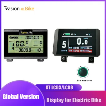 Кабел LCD дисплея В 24 36 48 В КТ Електрически Велосипеди Дисплей контролер За KT Електрически Велосипеди LCD3 Дисплей LCD8